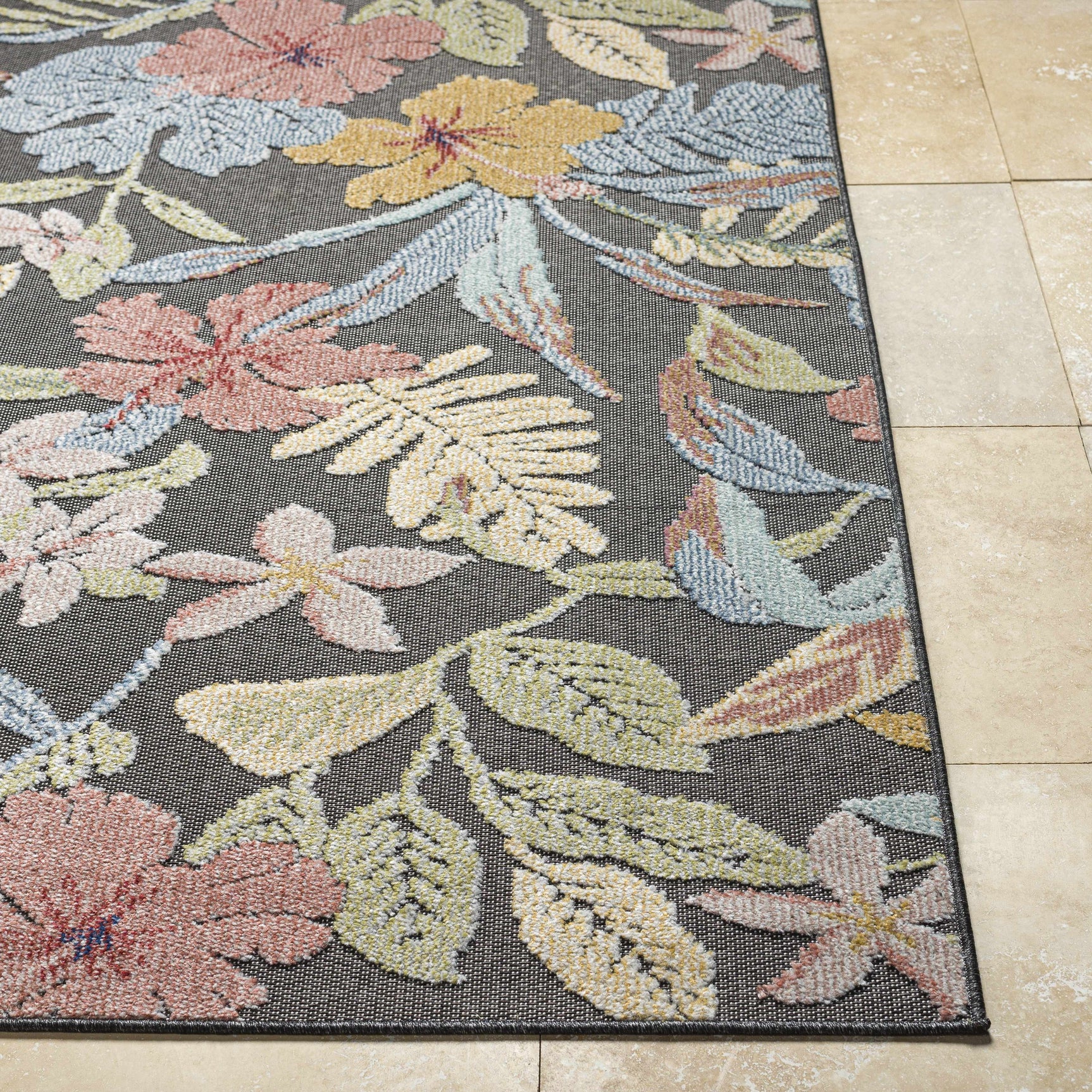 Vicky Floral Outdoor Area Rug - Ornate Home