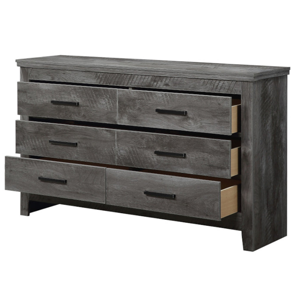 Vidalia Rustic Gray Oak Dresser - Ornate Home