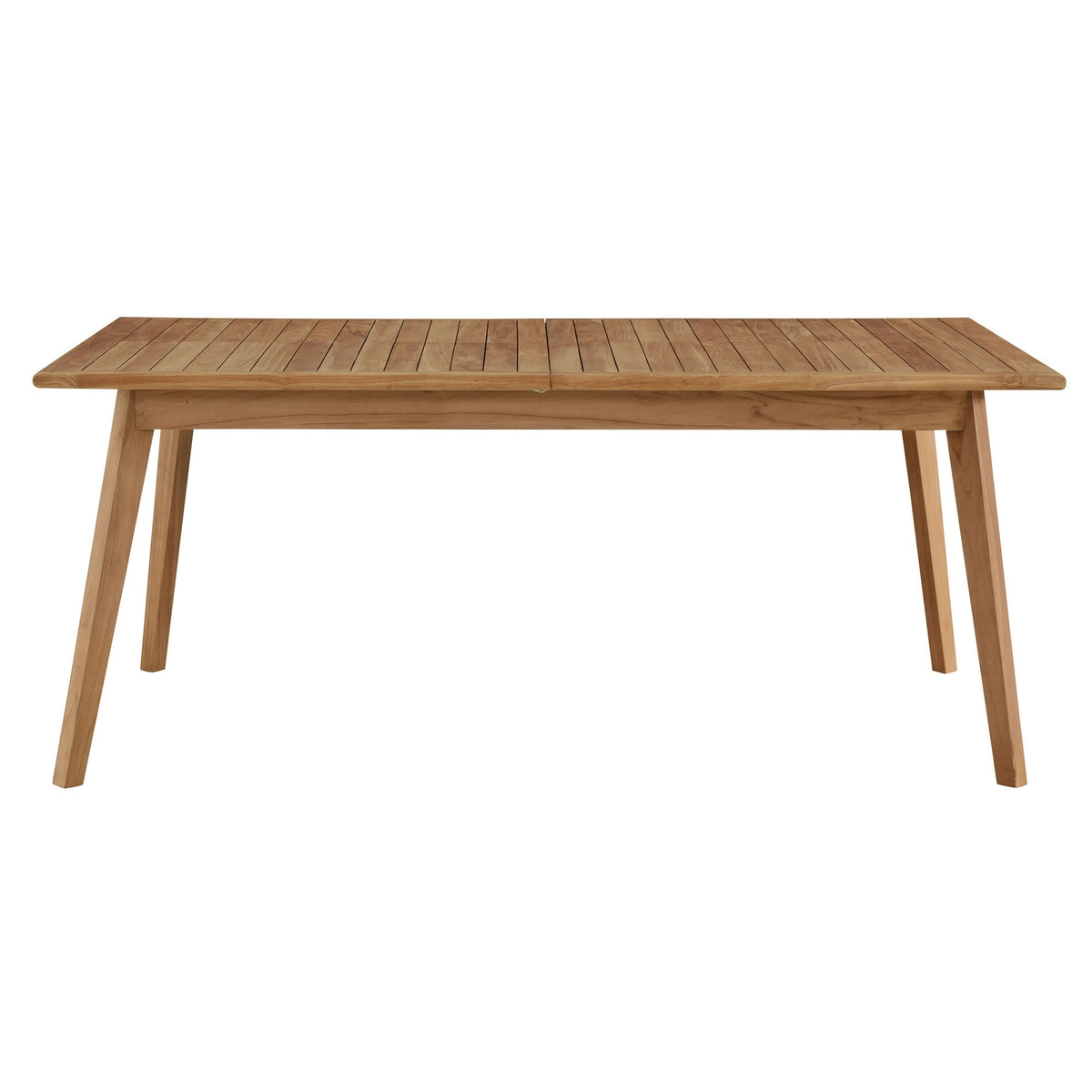 Vienna Natural Outdoor Patio Teak Wood Extendable Dining Table - Ornate Home
