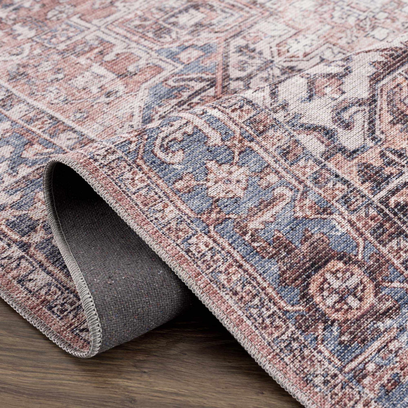 Viho Vintage Flat Pile Washable Rug - Clearance - Ornate Home