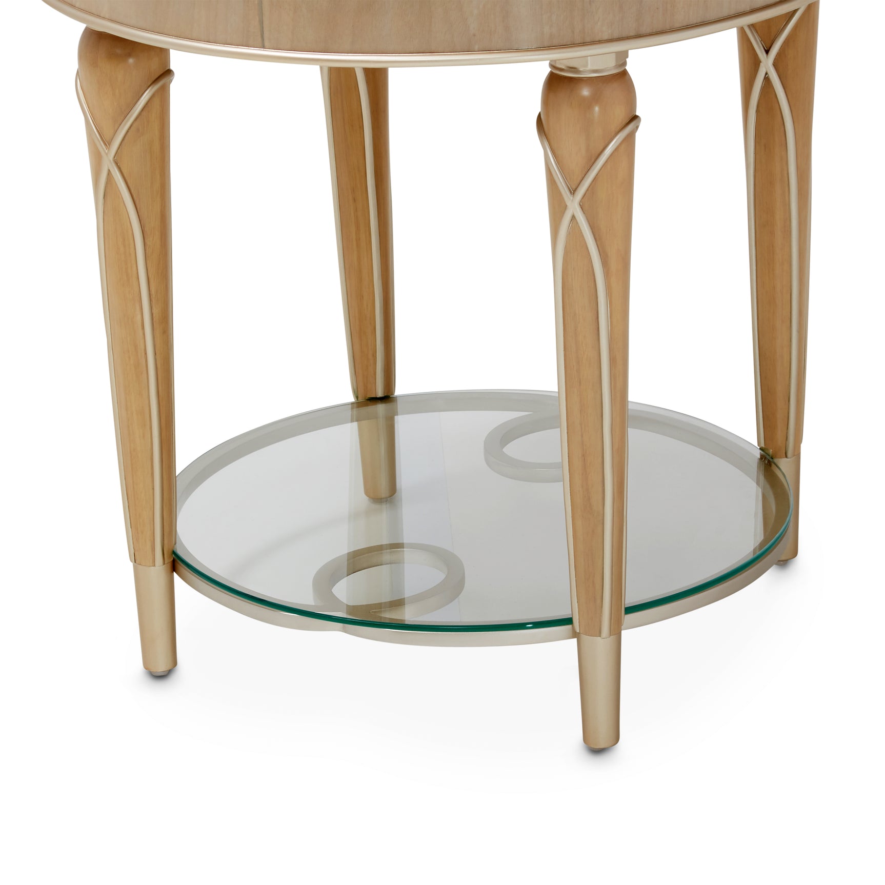 Villa Cherie Caramel End Table - Ornate Home