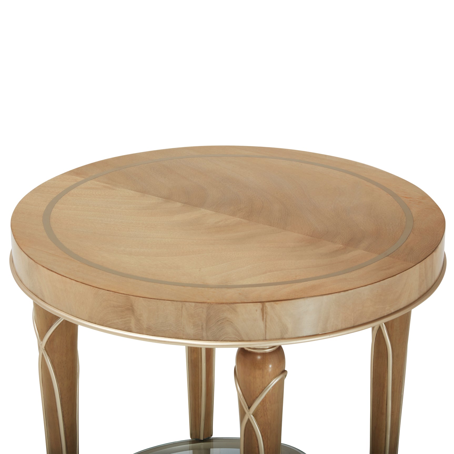 Villa Cherie Caramel End Table - Ornate Home