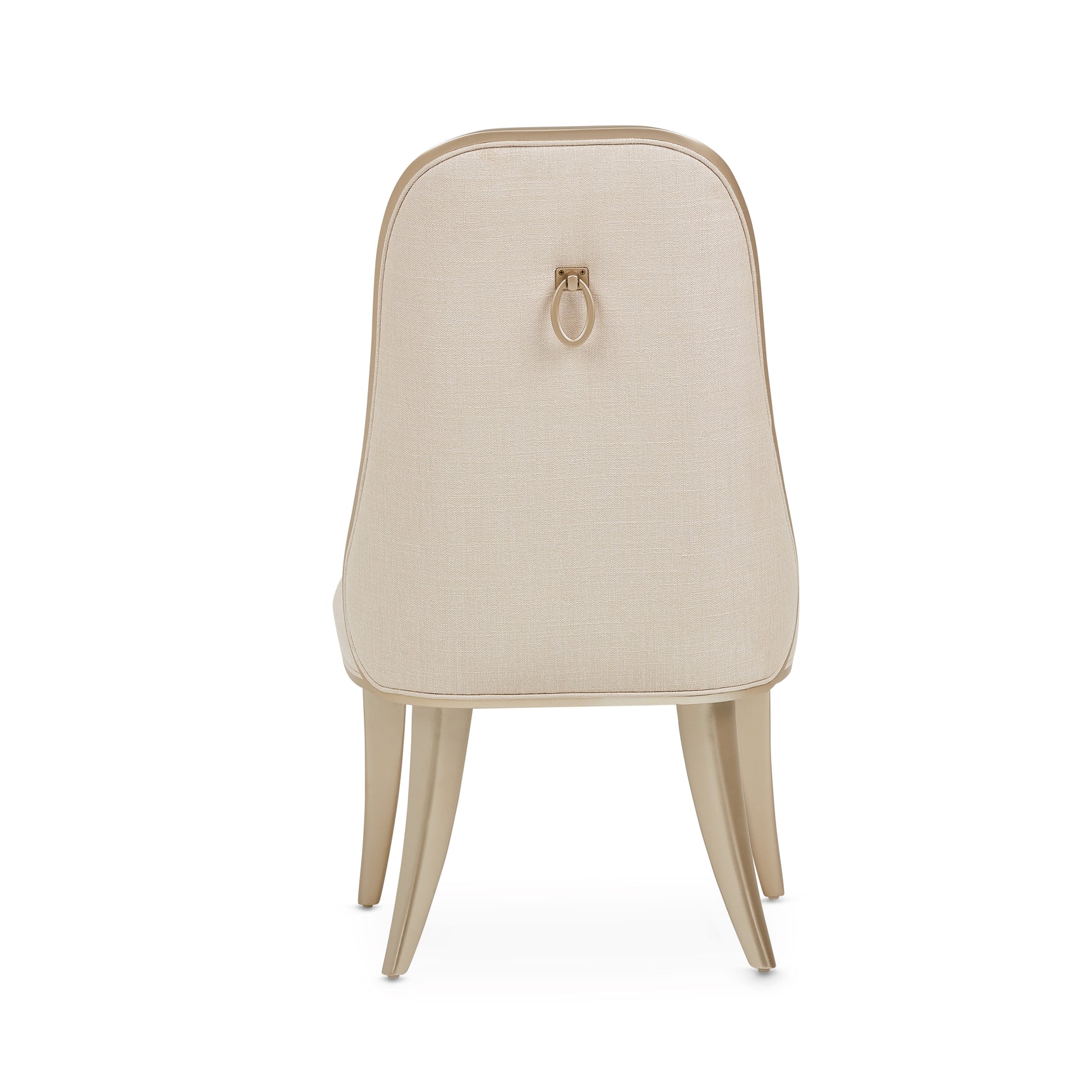 Villa Cherie Caramel/Frosted Linen Dining Side Chair (Set of 2) - Ornate Home