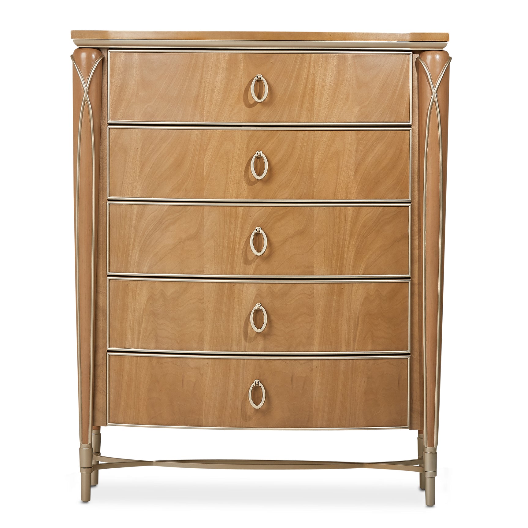 Villa Cherie Caramel Highboy Chest - Ornate Home