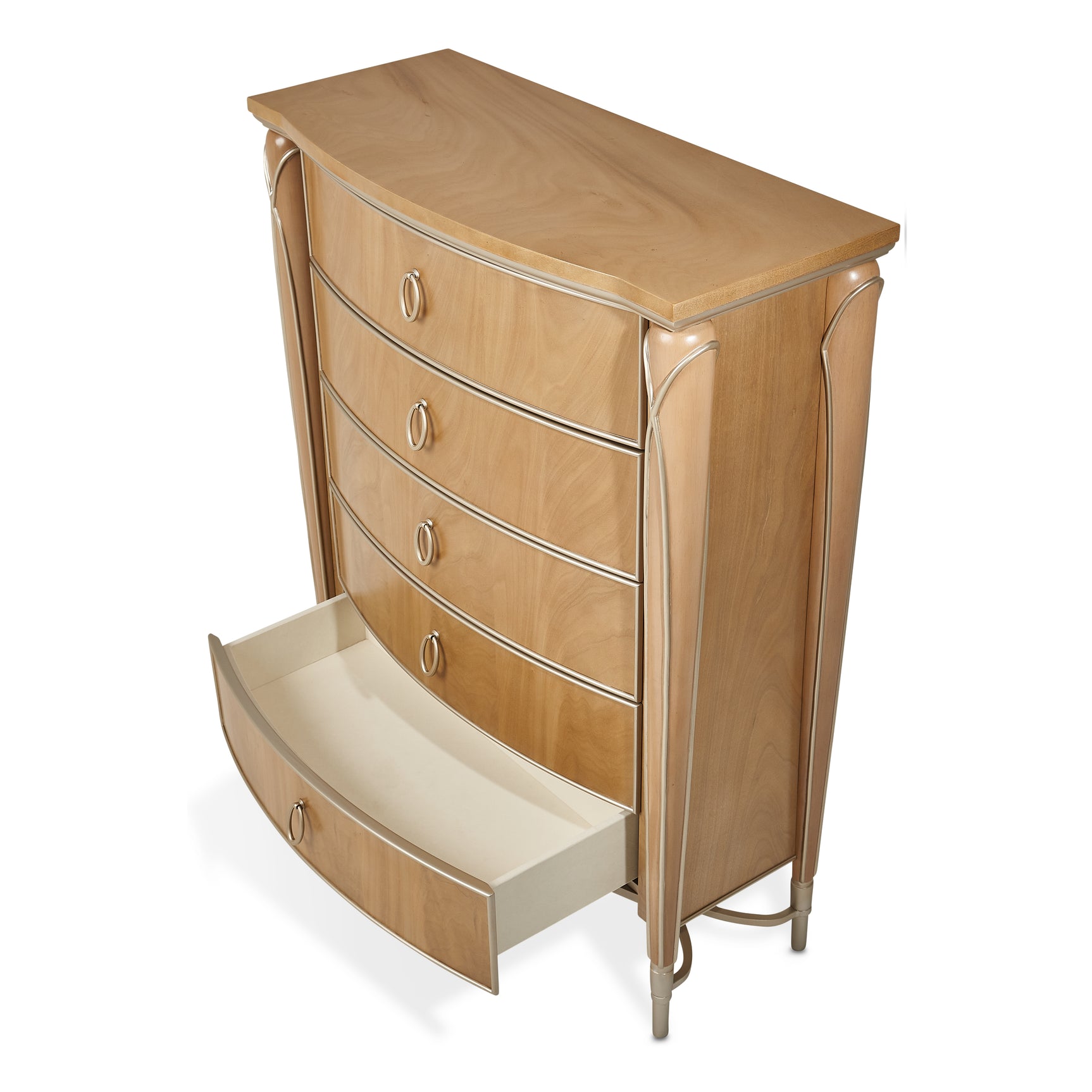 Villa Cherie Caramel Highboy Chest - Ornate Home