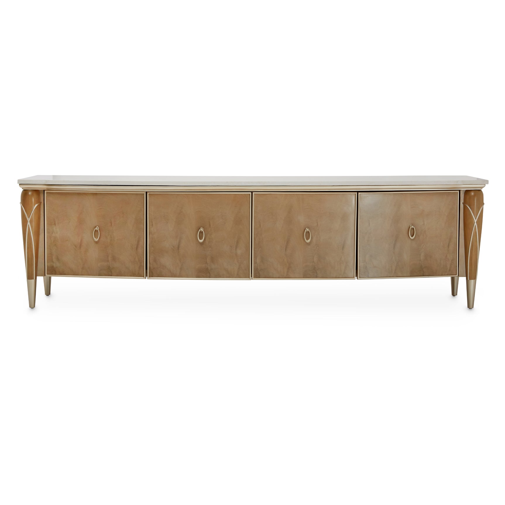 Villa Cherie Caramel Media Cabinet - Ornate Home