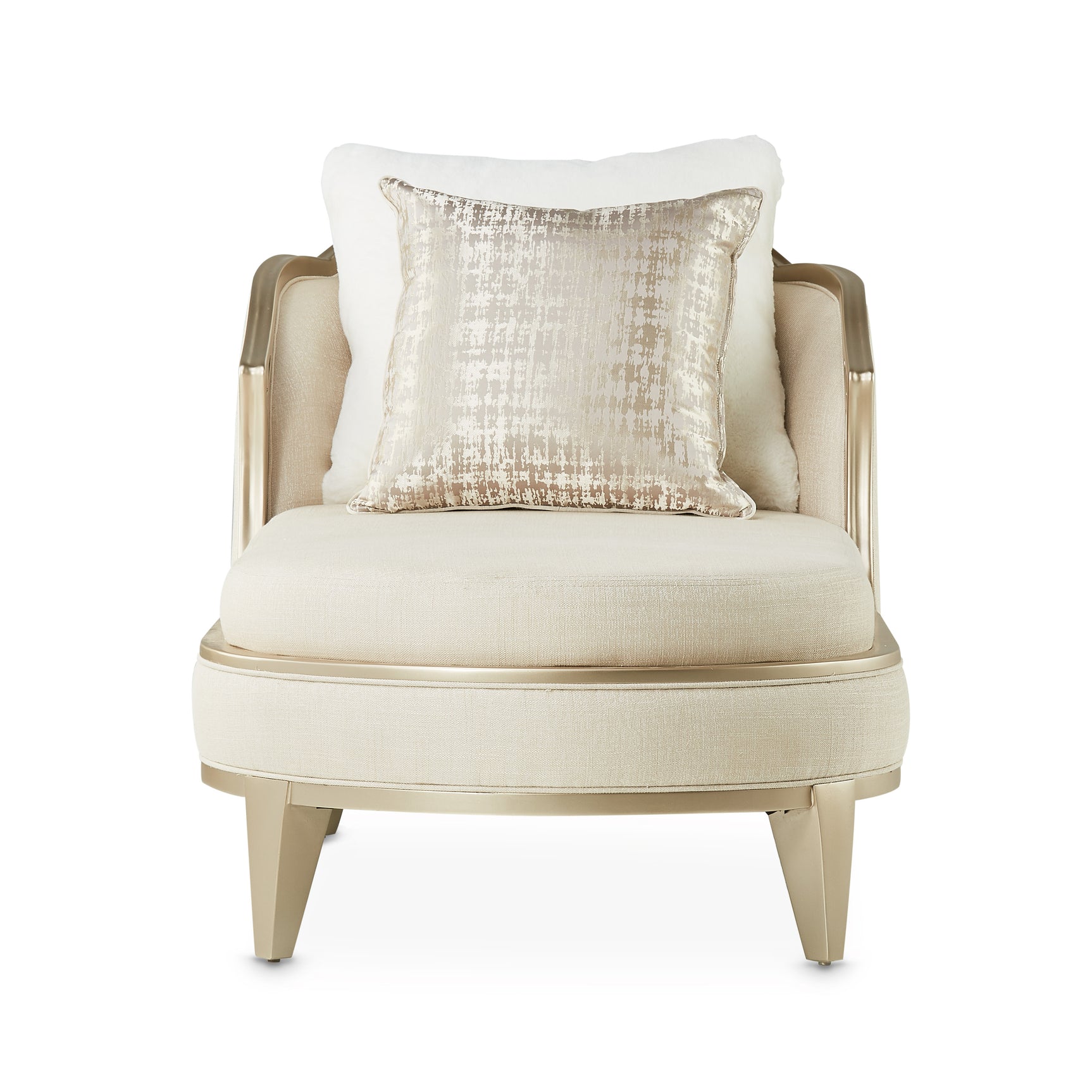 Villa Cherie Caramel/Pearl Chaise - Ornate Home