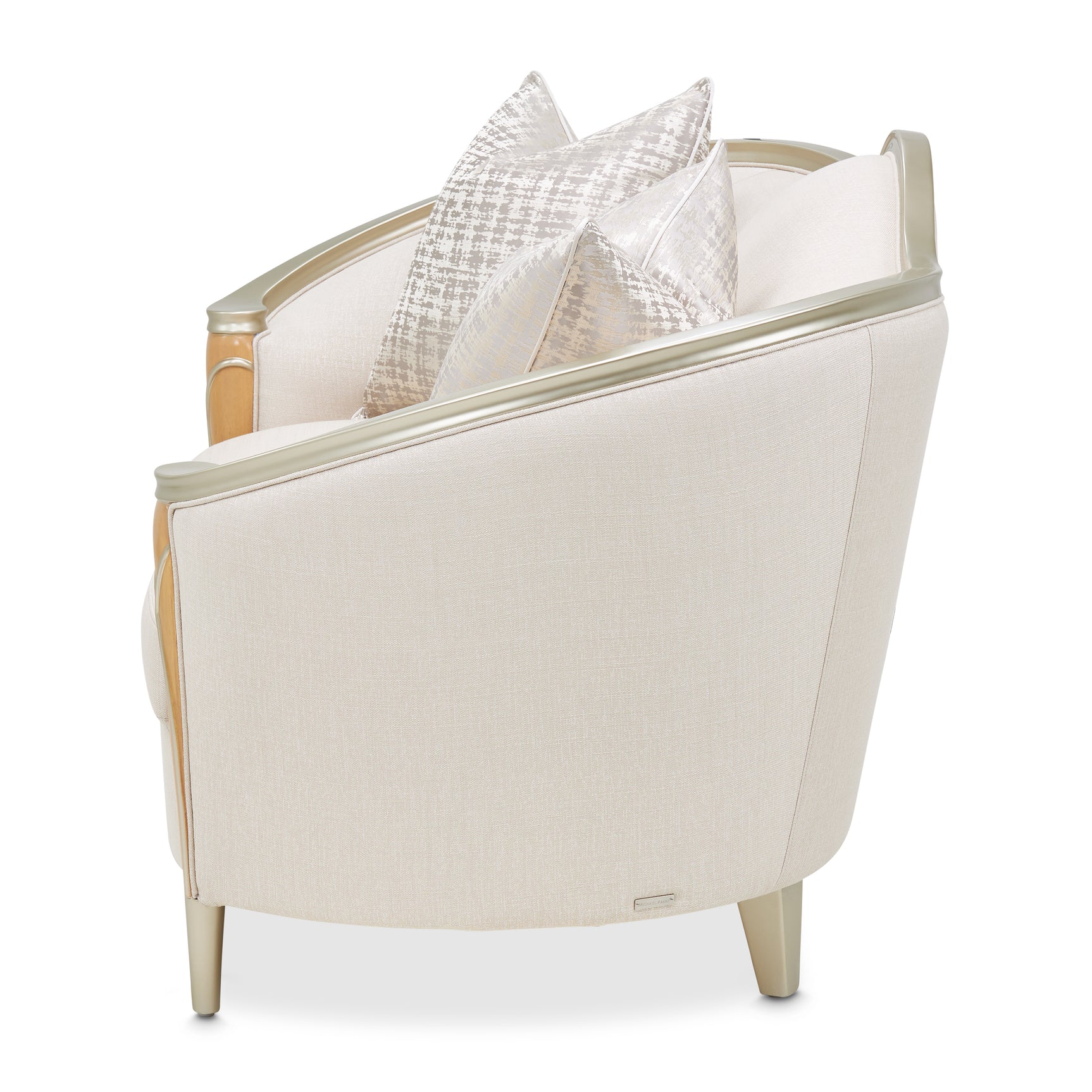 Villa Cherie Caramel/Pearl Loveseat - Ornate Home