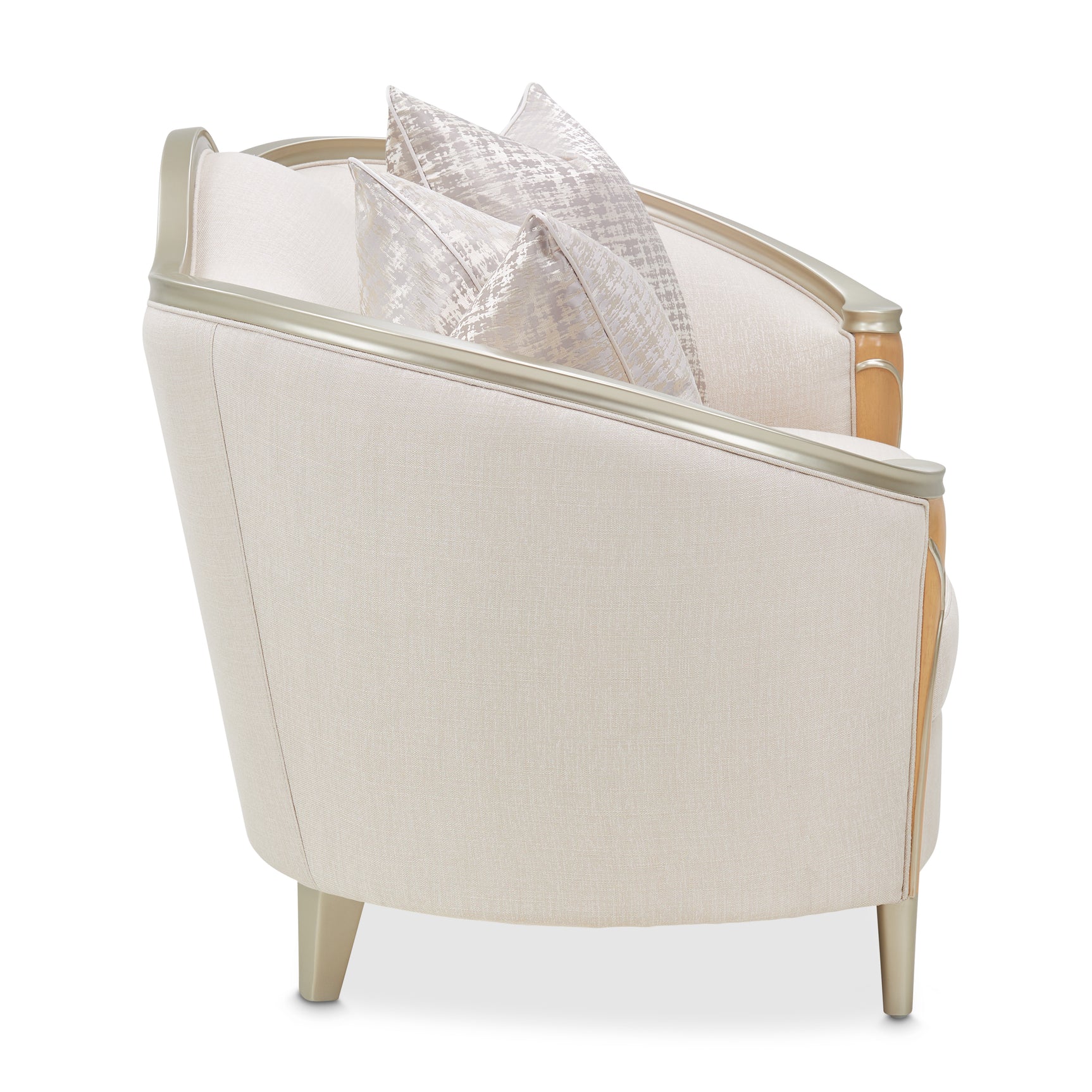 Villa Cherie Caramel/Pearl Loveseat - Ornate Home