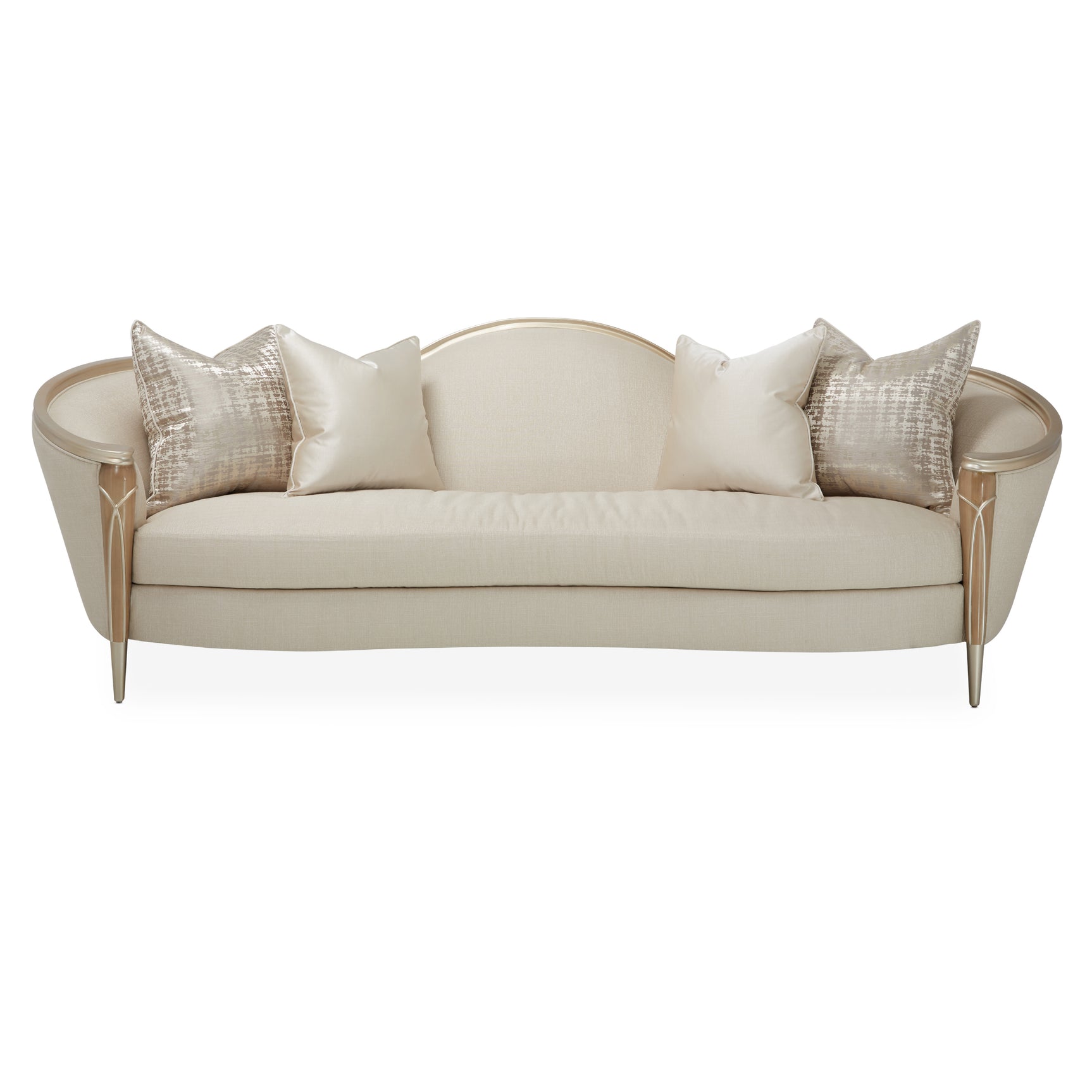 Villa Cherie Caramel/Pearl Sofa - Ornate Home