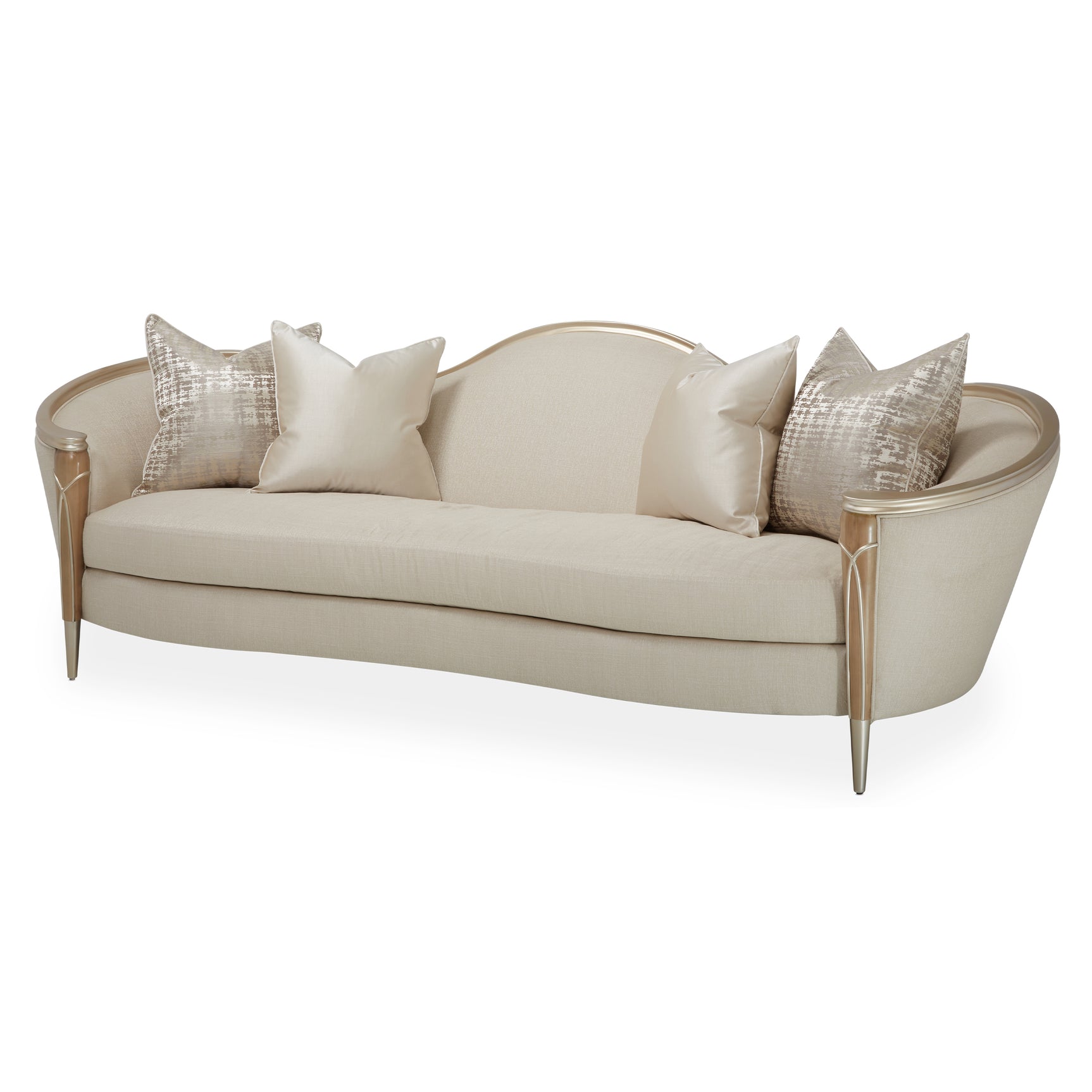 Villa Cherie Caramel/Pearl Sofa - Ornate Home