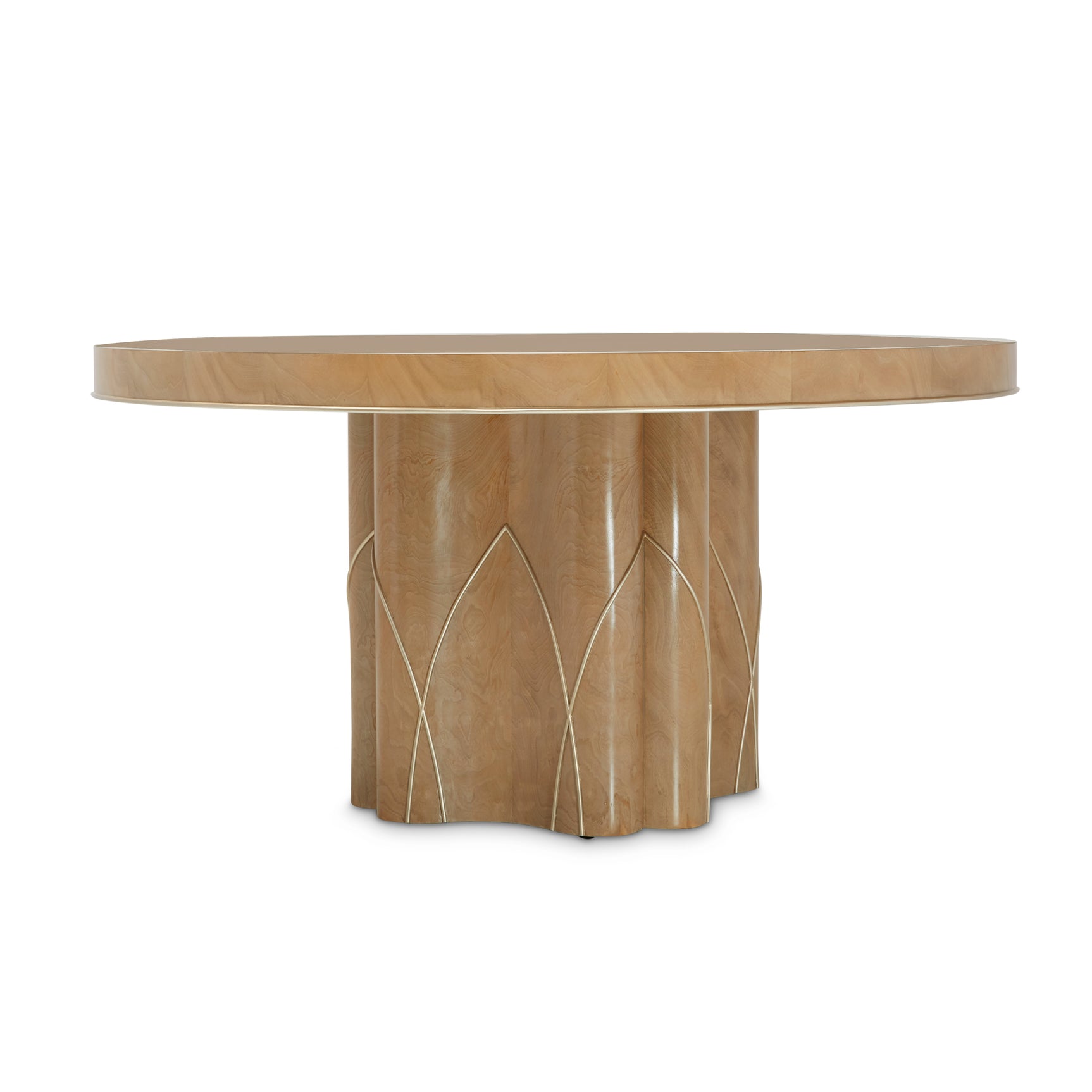 Villa Cherie Caramel Round Dining Table - Ornate Home