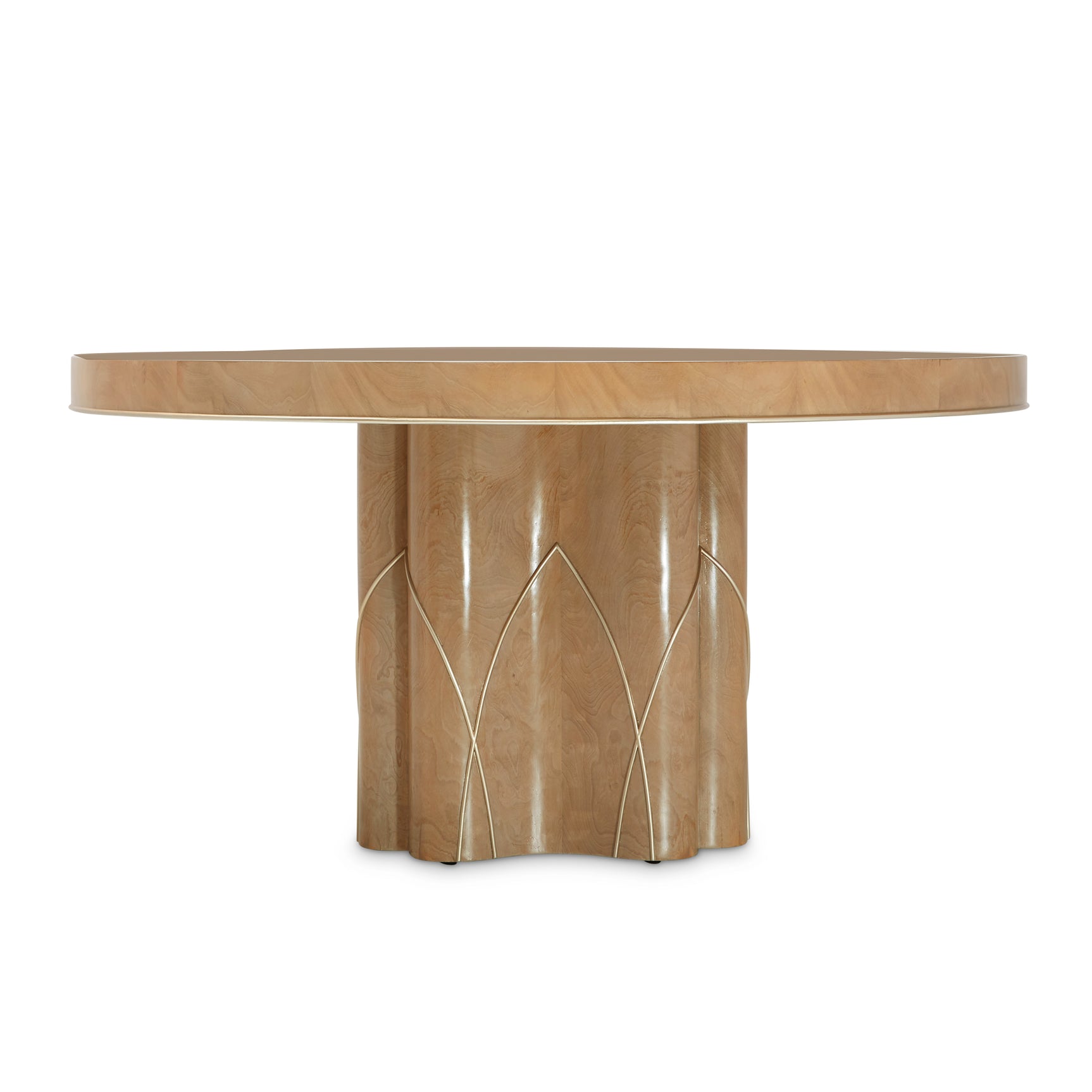 Villa Cherie Caramel Round Dining Table - Ornate Home