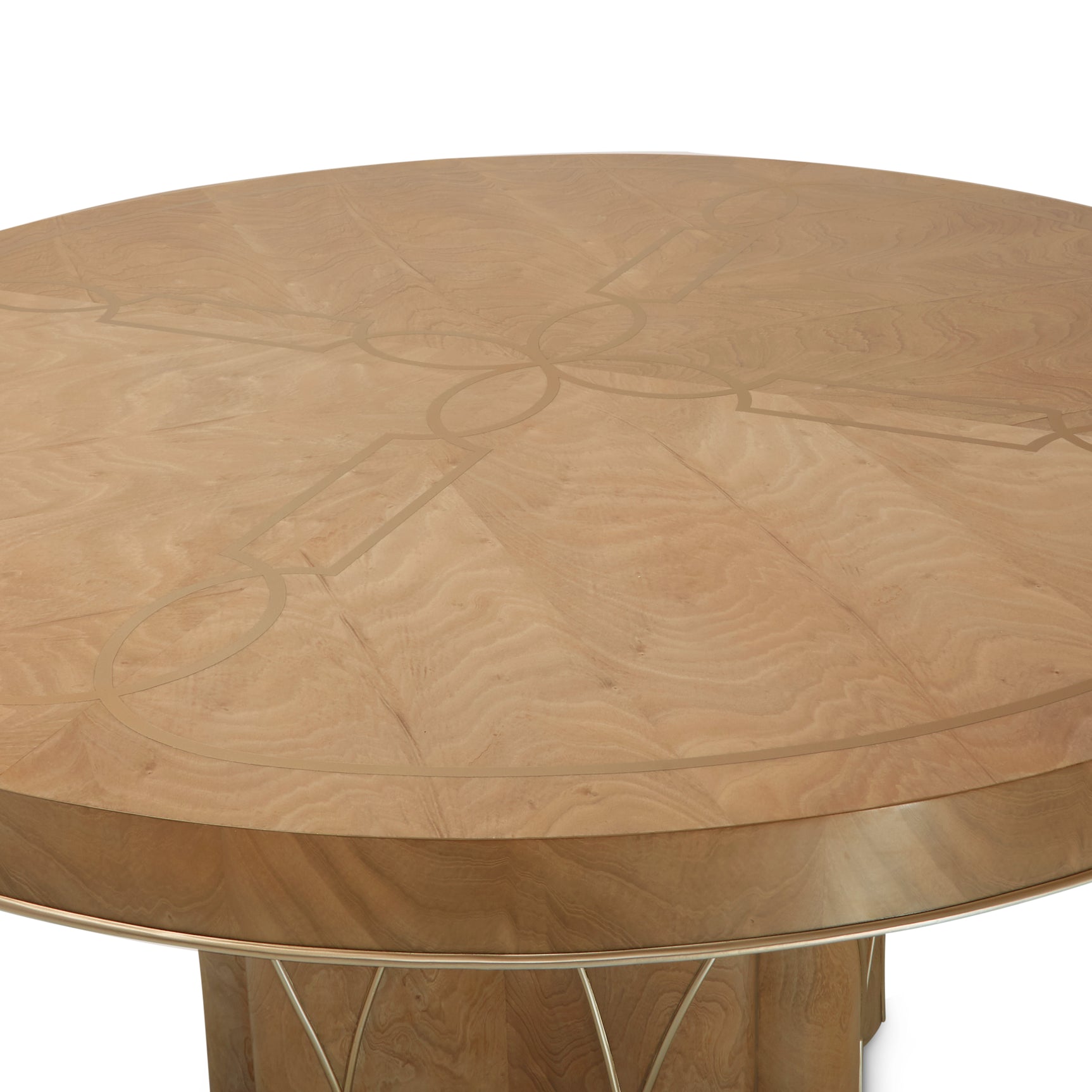 Villa Cherie Caramel Round Dining Table - Ornate Home