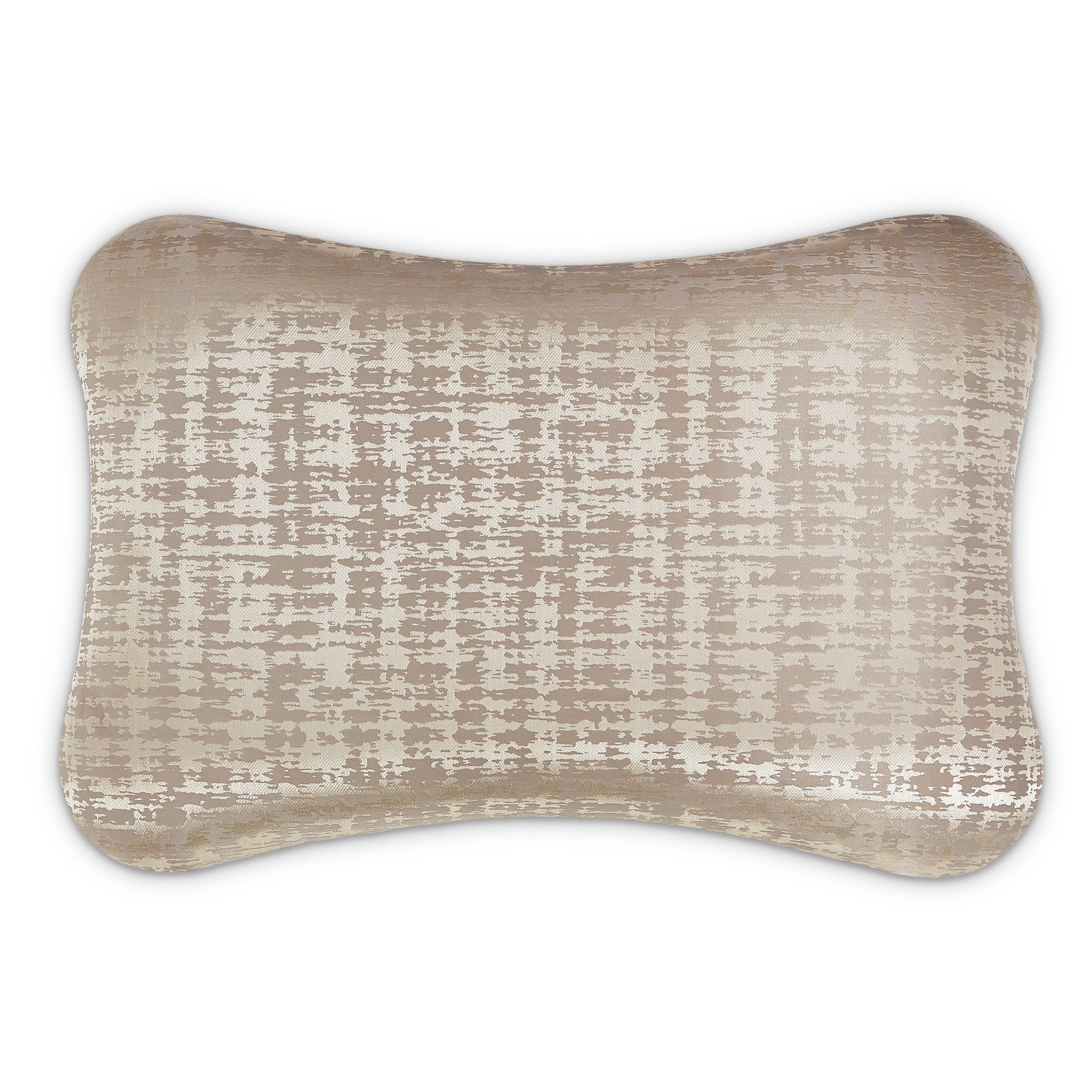 Villa Cherie Hazelnut/Bisque Ottoman - Ornate Home