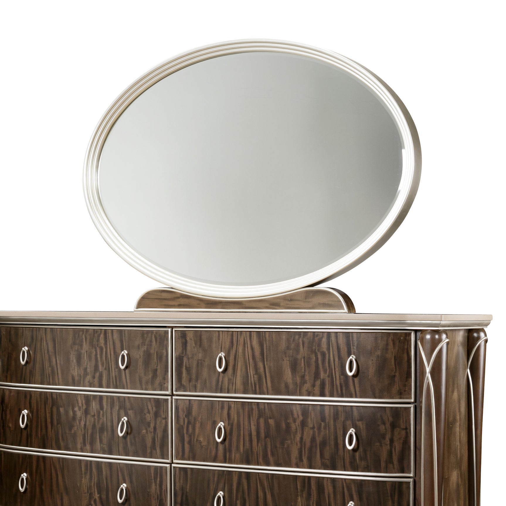 Villa-Cherie Hazelnut Dresser Mirror - Ornate Home