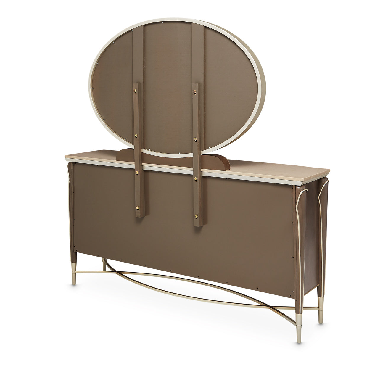 Villa-Cherie Hazelnut Dresser & Mirror - Ornate Home