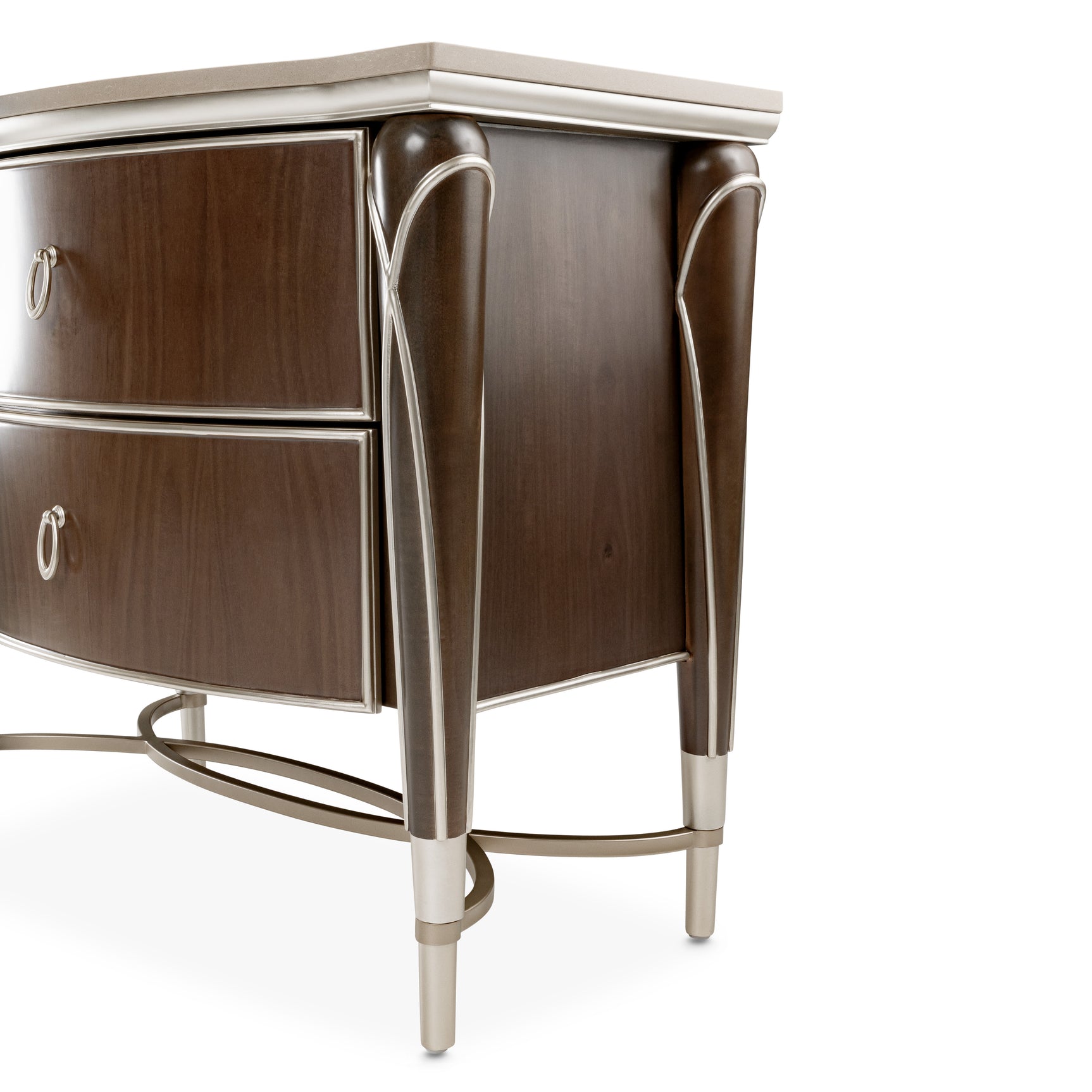 Villa-Cherie Hazelnut Nightstand - Ornate Home