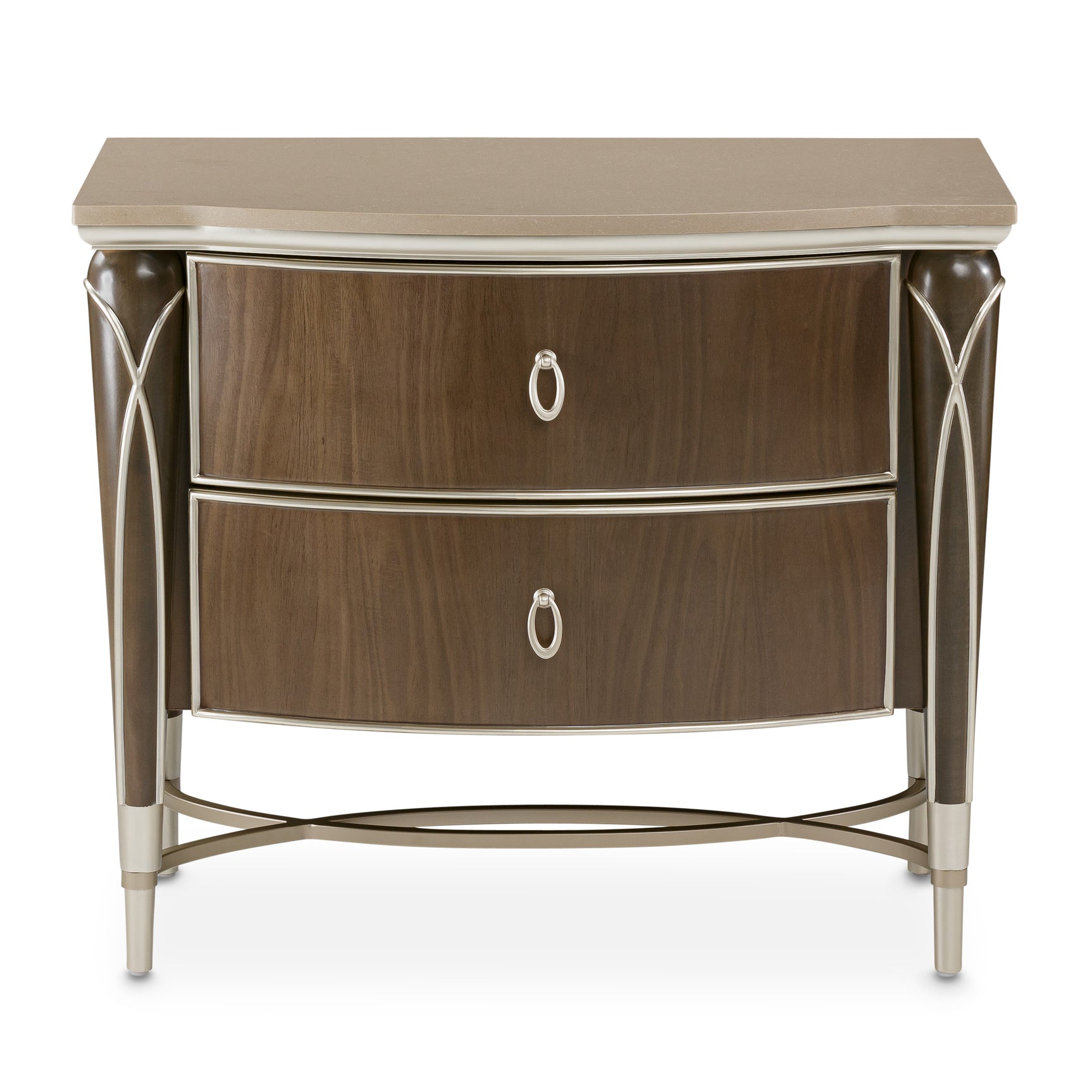 Villa-Cherie Hazelnut Nightstand - Ornate Home
