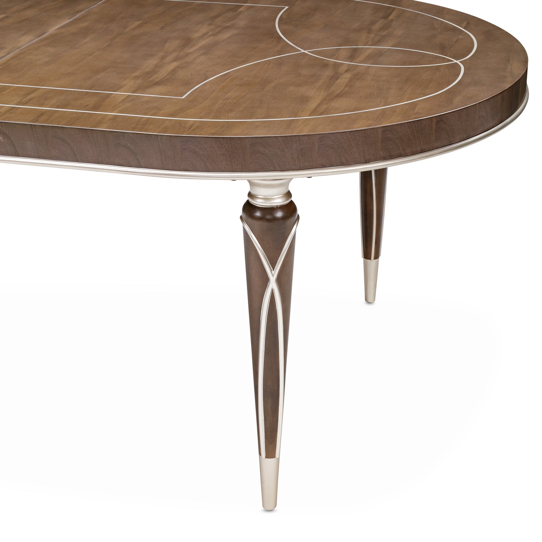 Villa-Cherie Hazelnut Oval Dining Table - Ornate Home