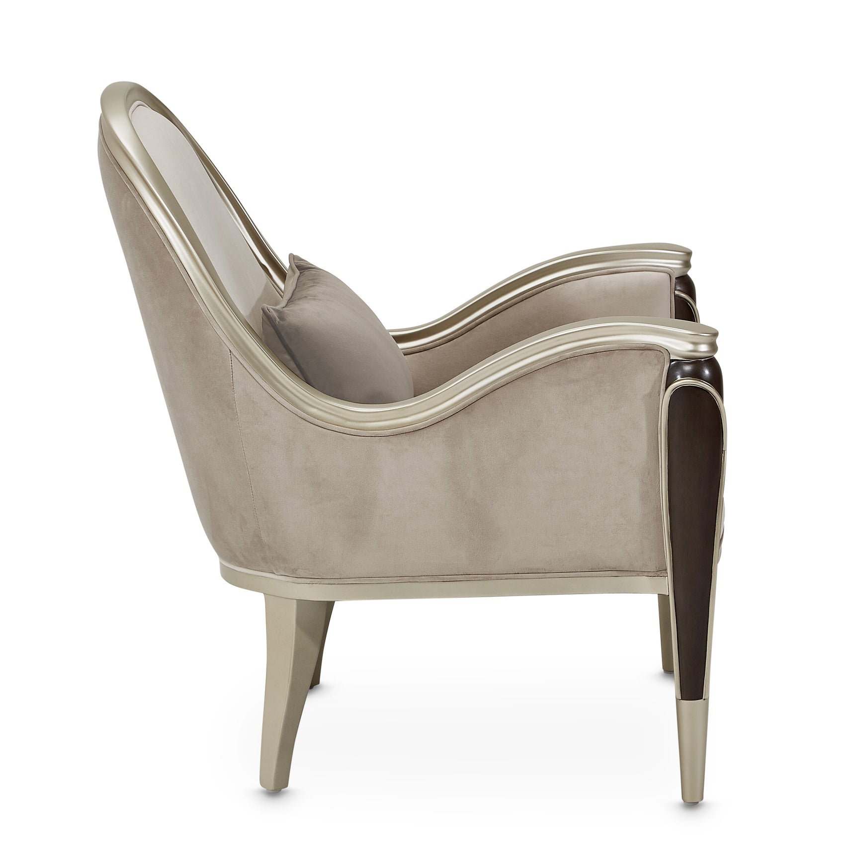 Villa Cherie Hazelnut/Porcini Accent Chair - Ornate Home