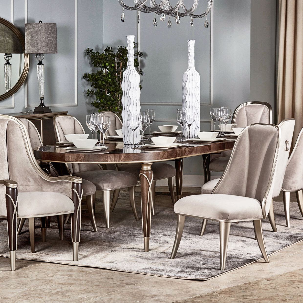Villa-Cherie Hazelnut/Porcini Dining Side Chair (Set of 2) - Ornate Home