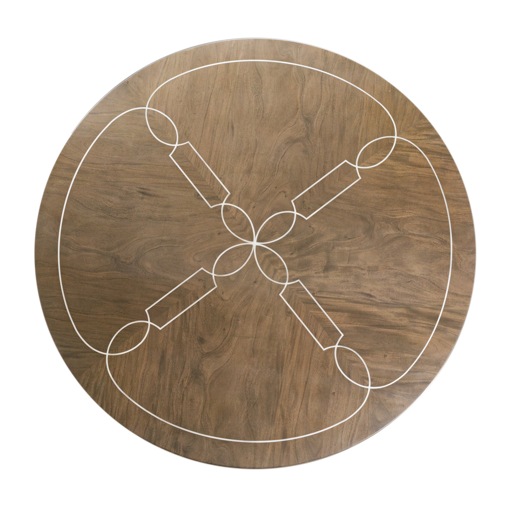 Villa-Cherie Hazelnut Round Dining Table - Ornate Home