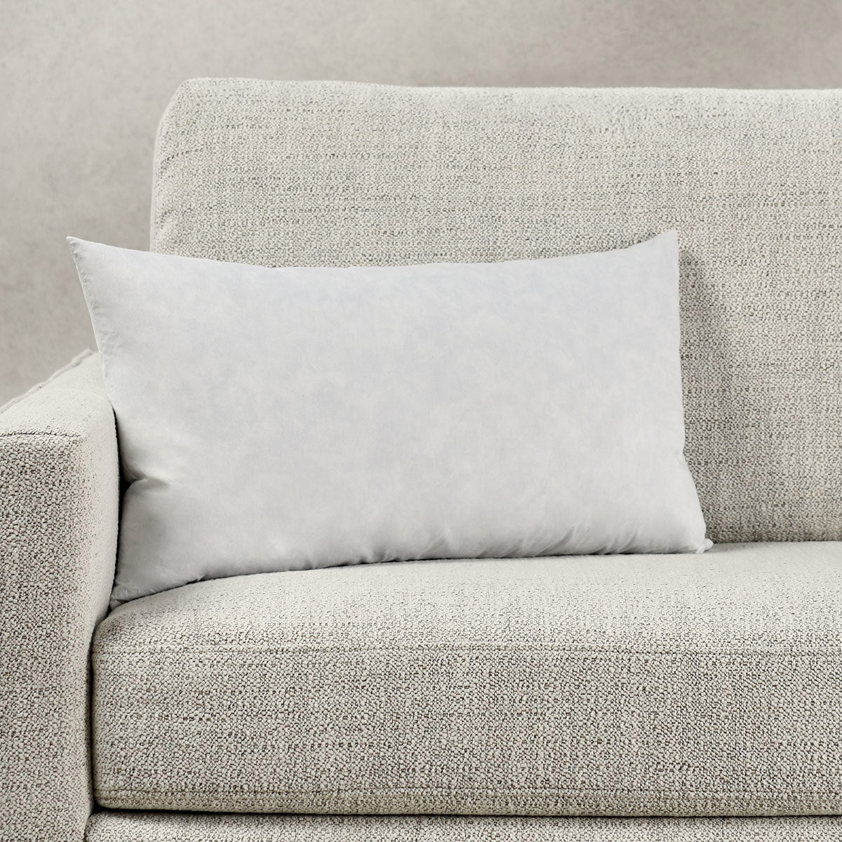 Villa Feather White Down Insert for Pillow Multiple Sizes Throw Pillow (Set of 2) - Ornate Home