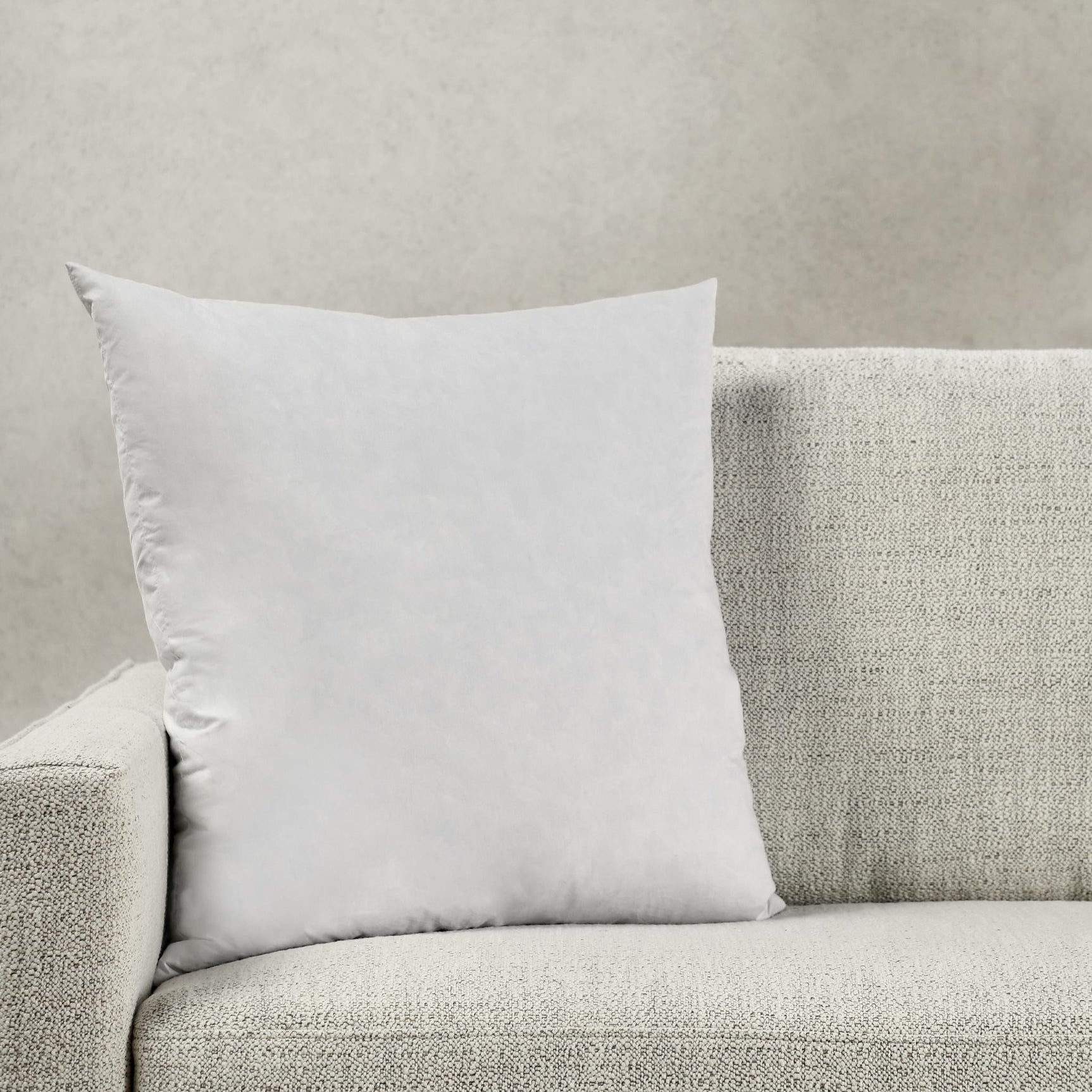 Villa Feather White Down Insert for Pillow Multiple Sizes Throw Pillow (Set of 2) - Ornate Home