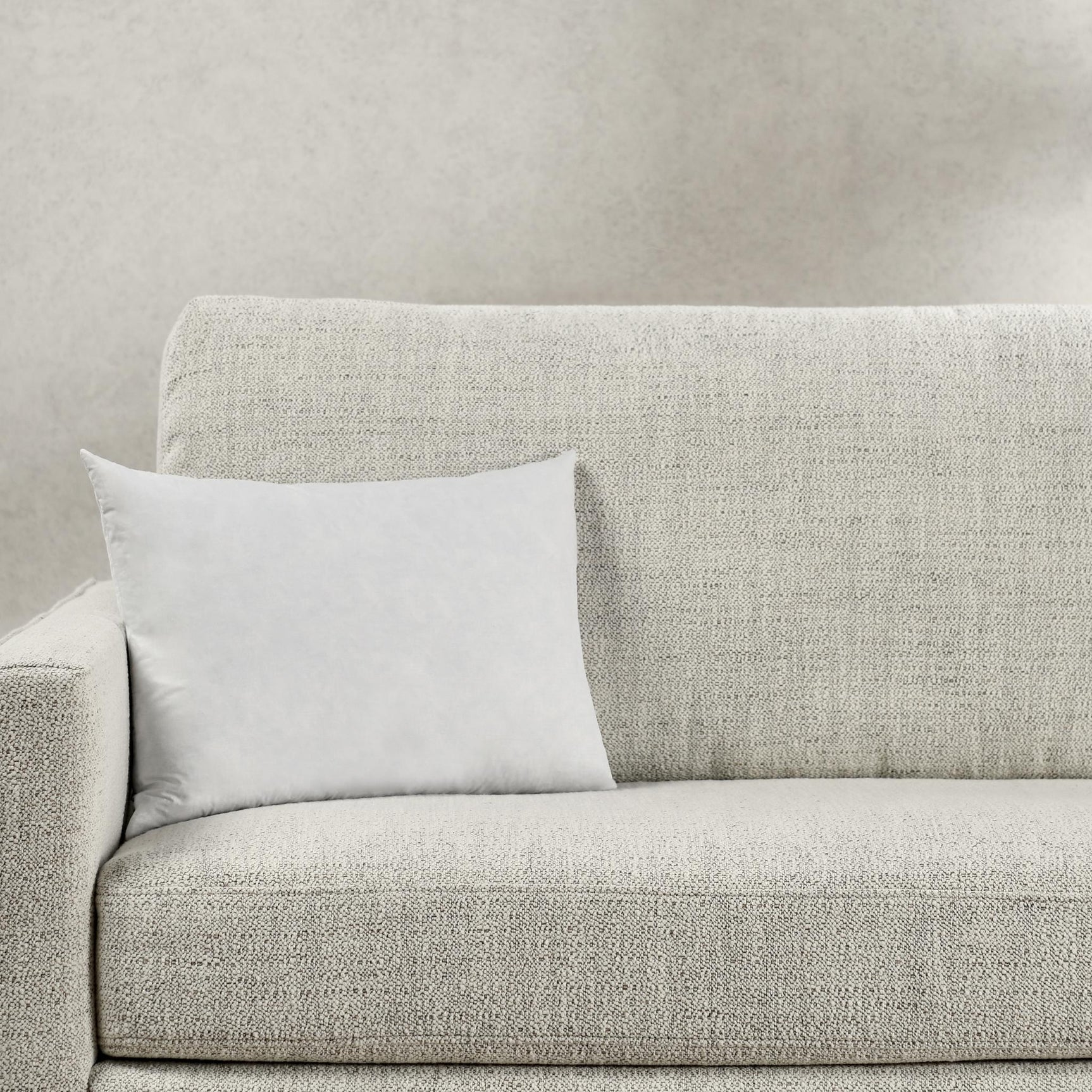 Villa Feather White Down Insert for Pillow Multiple Sizes Throw Pillow (Set of 2) - Ornate Home