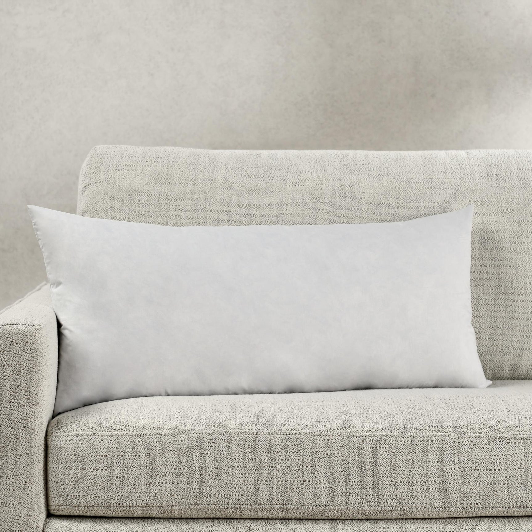 Villa Feather White Down Insert for Pillow Multiple Sizes Throw Pillow (Set of 2) - Ornate Home