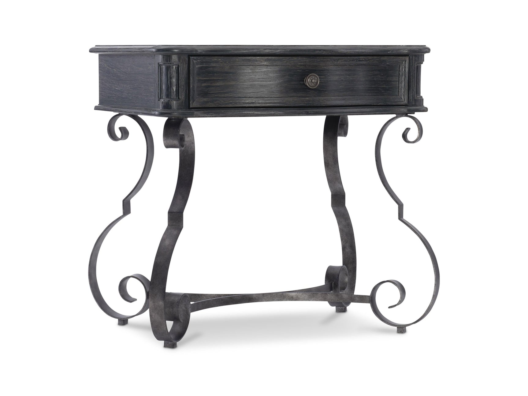 Villa Toscana Textured Carbone/Ember Nightstand - Ornate Home