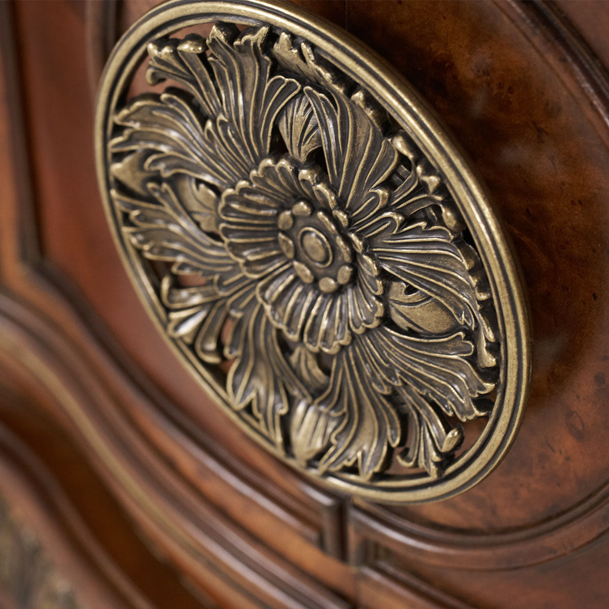 Villa Valencia Classic Chestnut Bedside Chest - Ornate Home