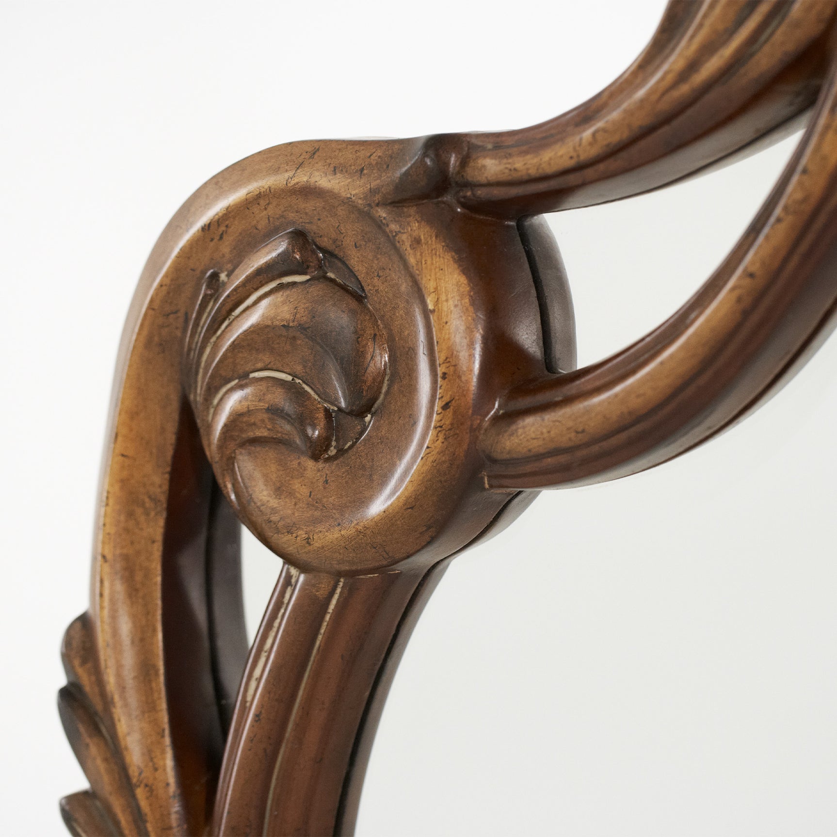 Villa Valencia Classic Chestnut Sideboard Wall Mirror - Ornate Home