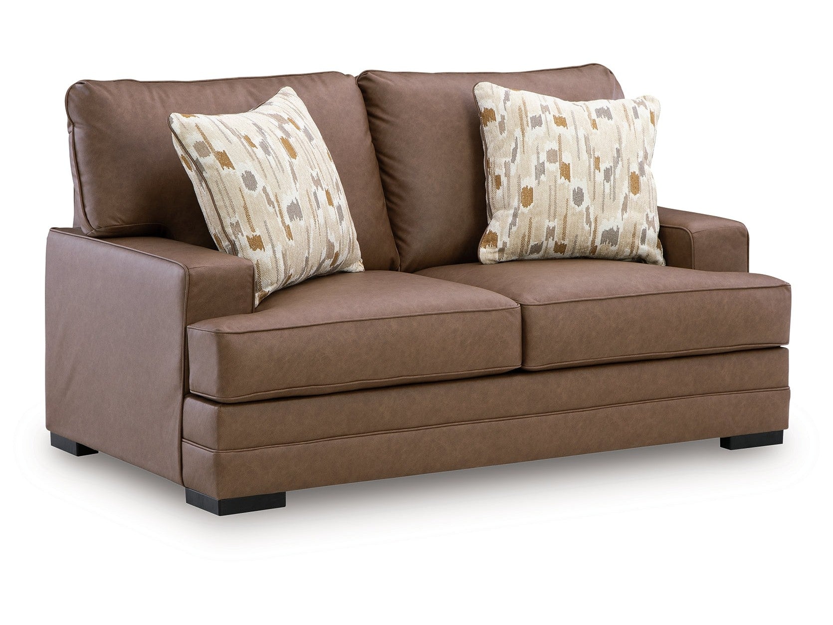 VillaCourt Caramel Loveseat - Ornate Home