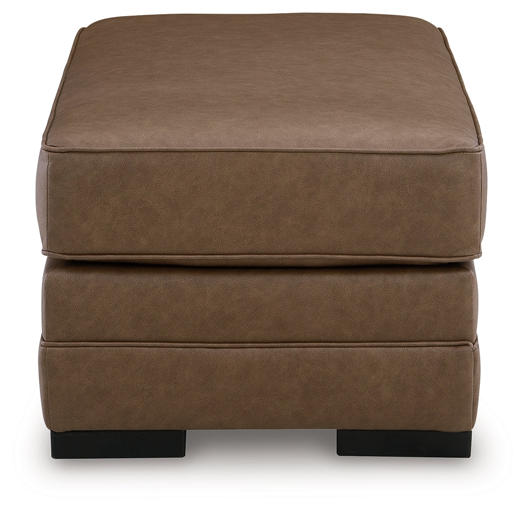 VillaCourt Caramel Ottoman - Ornate Home