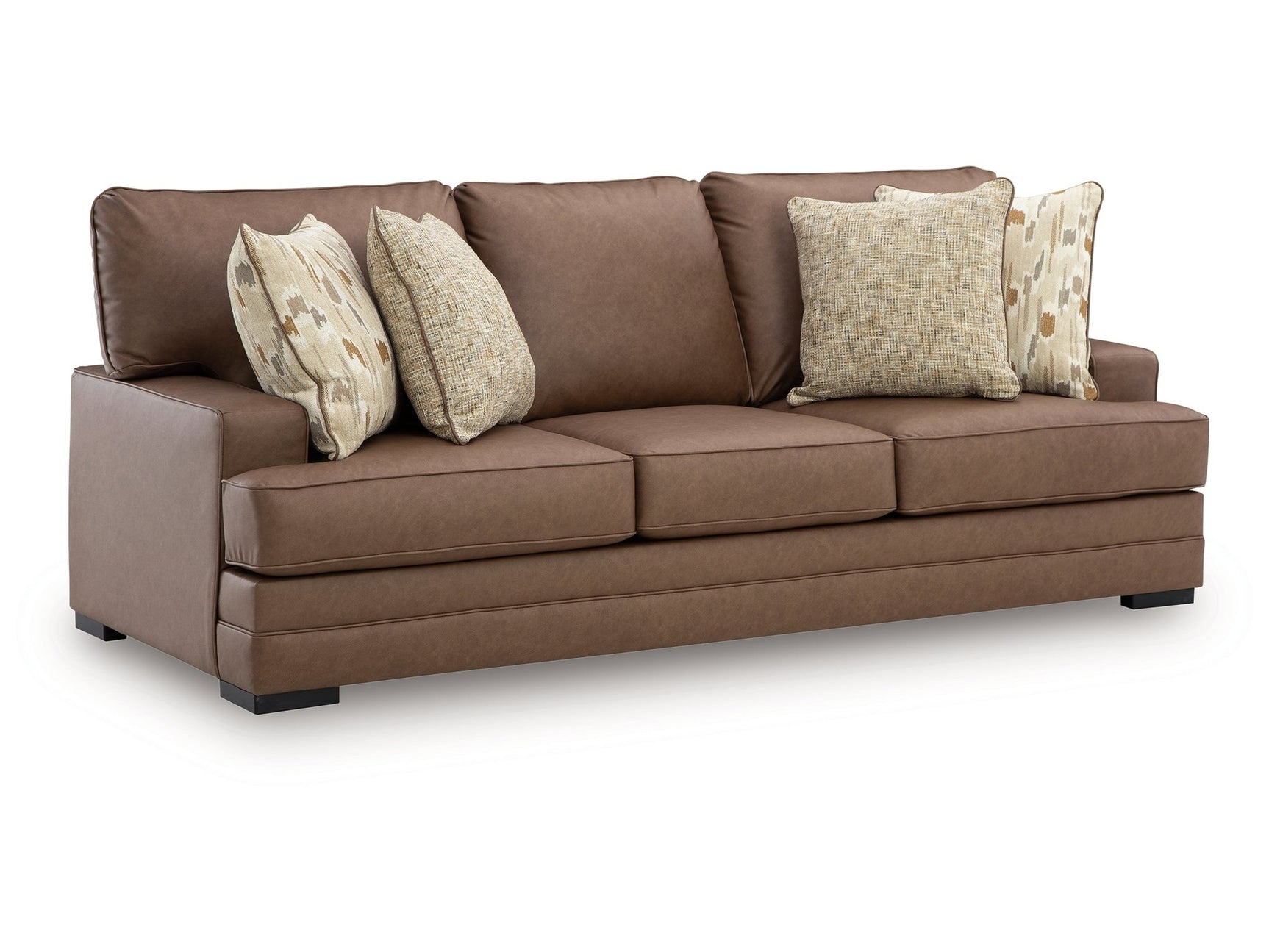 VillaCourt Caramel Sofa - Ornate Home