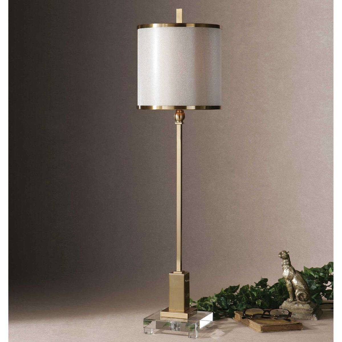 Villena Brass Buffet Lamp - Ornate Home