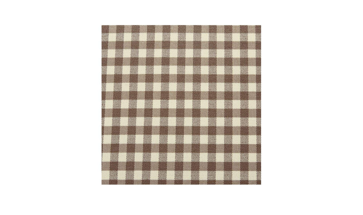 Villetta Brown Gingham Dining Chair (Set of 2) - Ornate Home