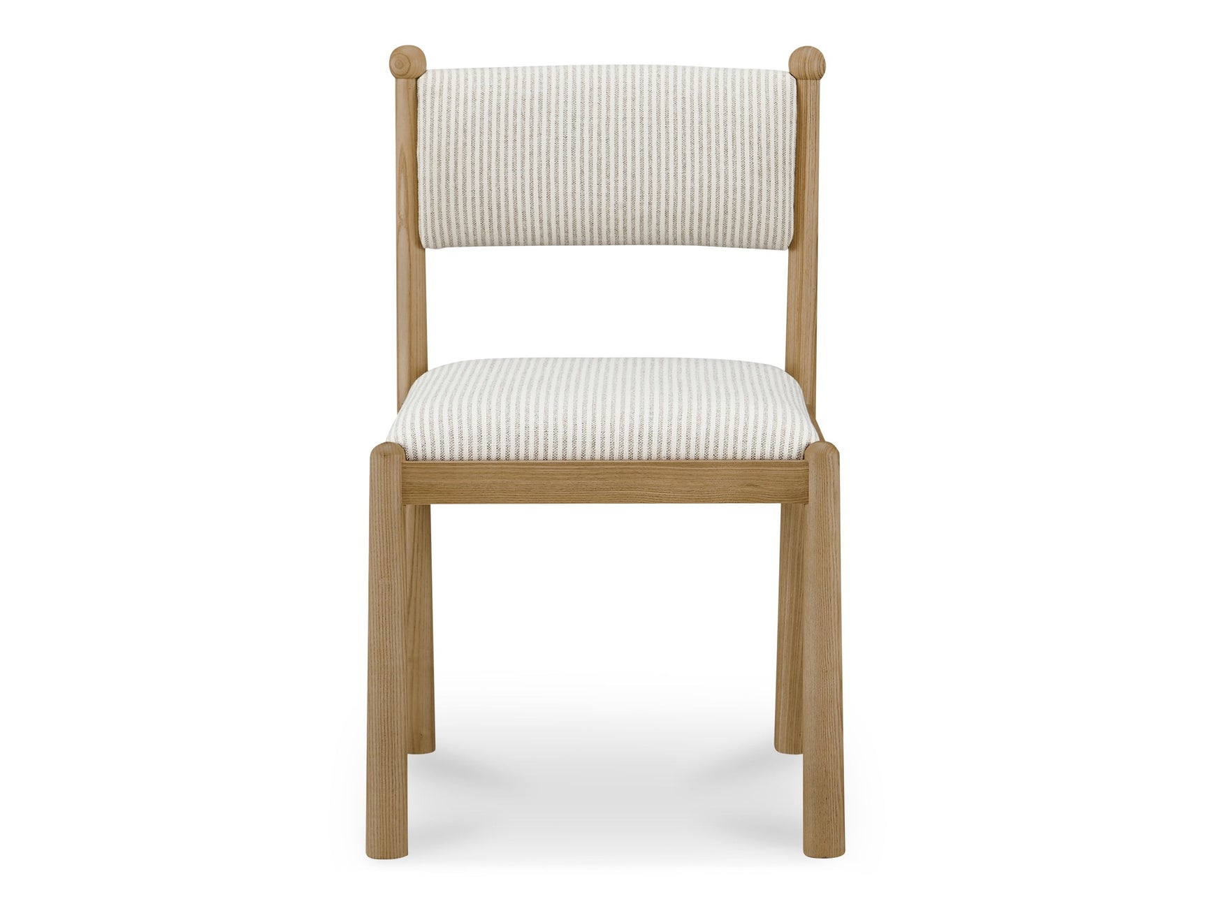 Villetta Stripe/Oak Stained Dining Chair (Set of 2) - Ornate Home