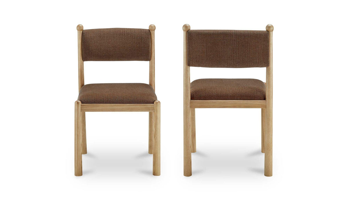 Villetta Warm Brown Dining Chair (Set of 2) - Ornate Home