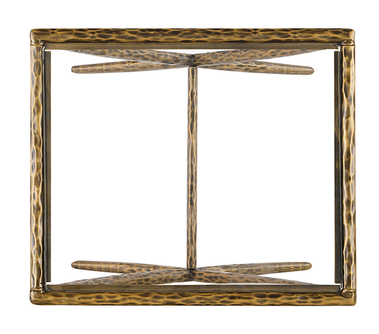 Vilna Matte Gold Side Table - Ornate Home