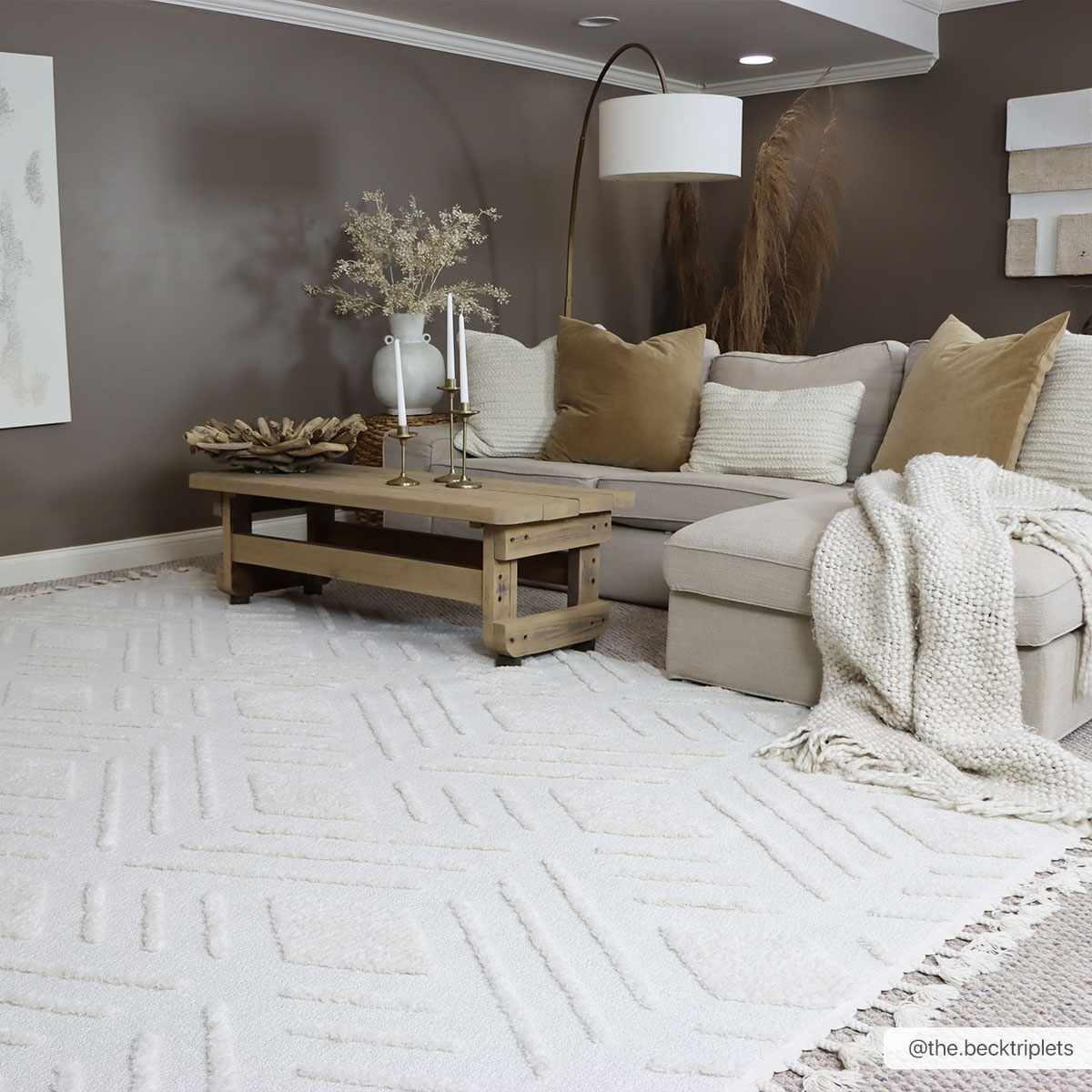 Vineyards 3D Living Room Rug - Clearance - Ornate Home