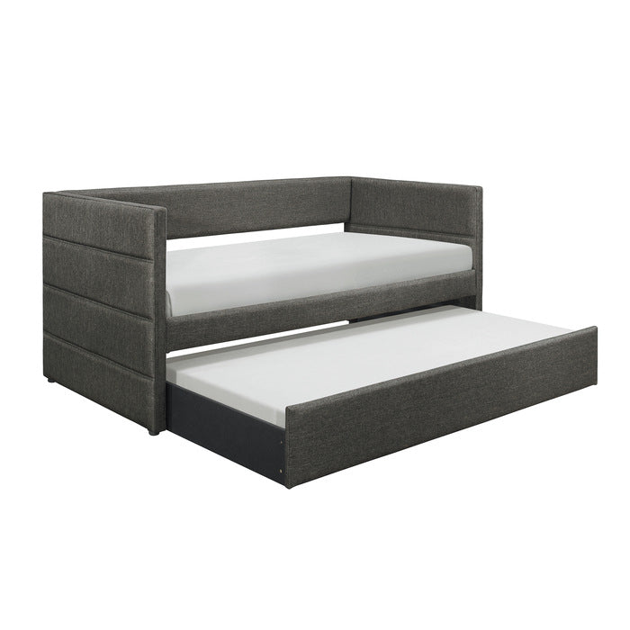 Vining Dark Gray Daybed with Trundle - Ornate Home