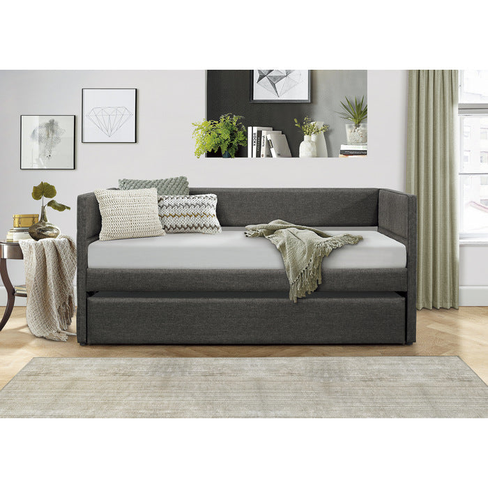Vining Dark Gray Daybed with Trundle - Ornate Home