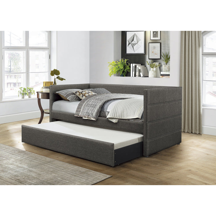 Vining Dark Gray Daybed with Trundle - Ornate Home