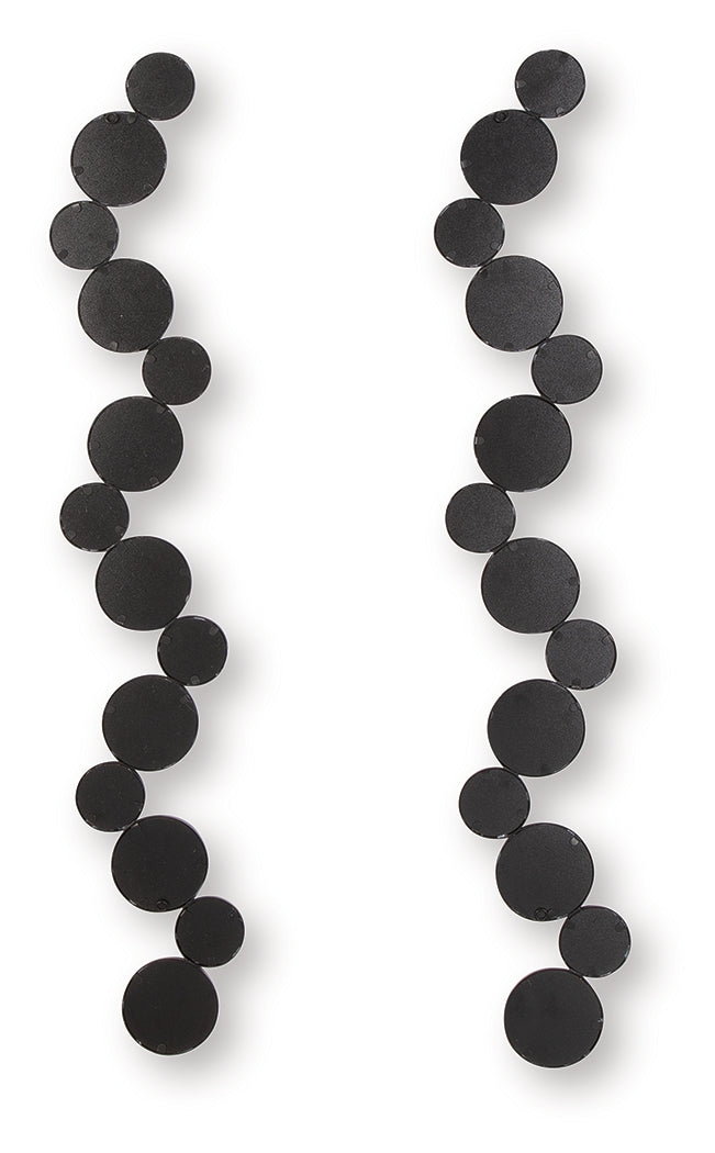 Vinler Black Accent Mirror Set (Set of 2) - Ornate Home