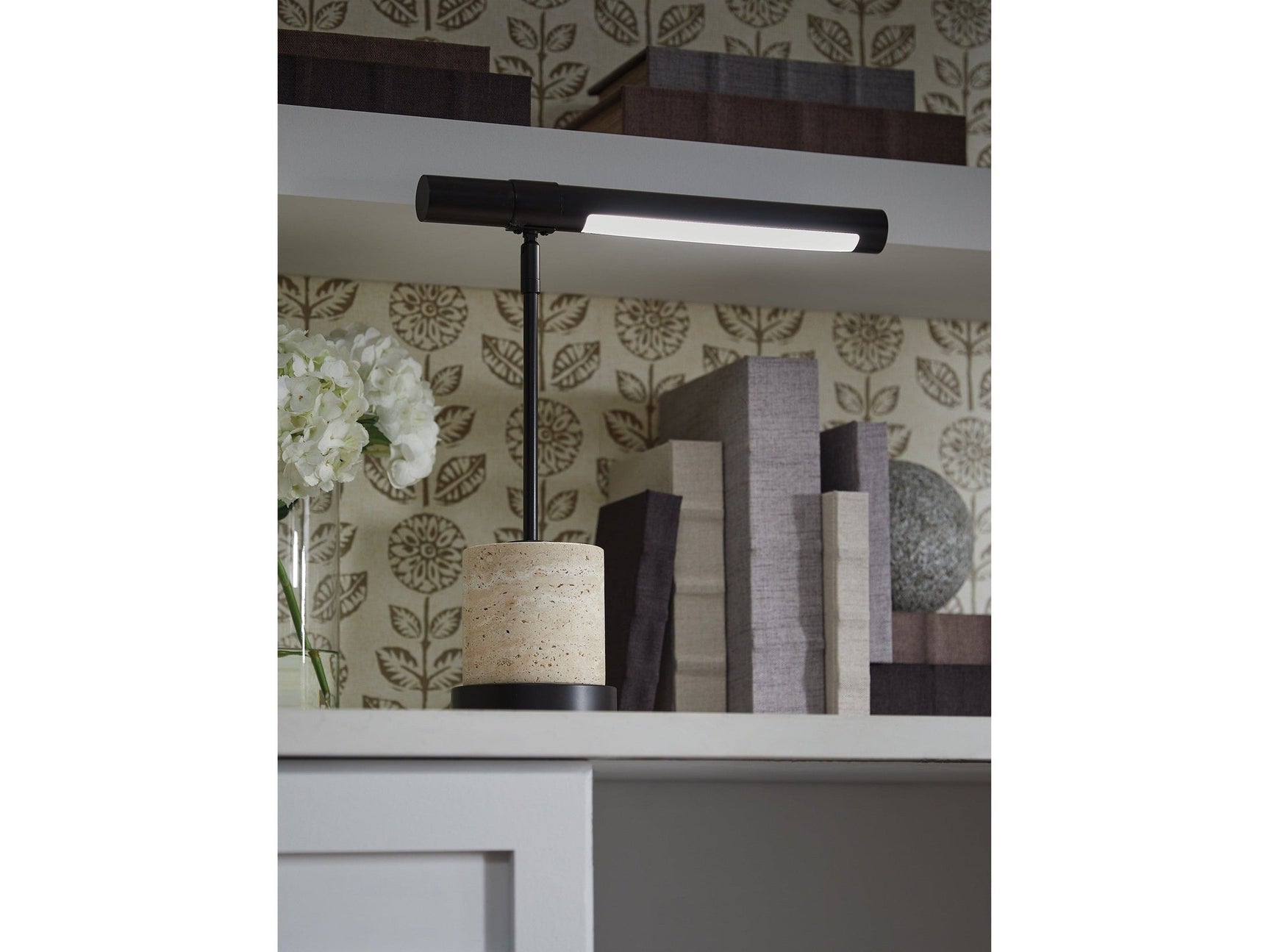 Vinmour Brown/Beige Desk Lamp (Online Special Price) - Ornate Home