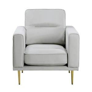 Violetta Gray Chair - Ornate Home