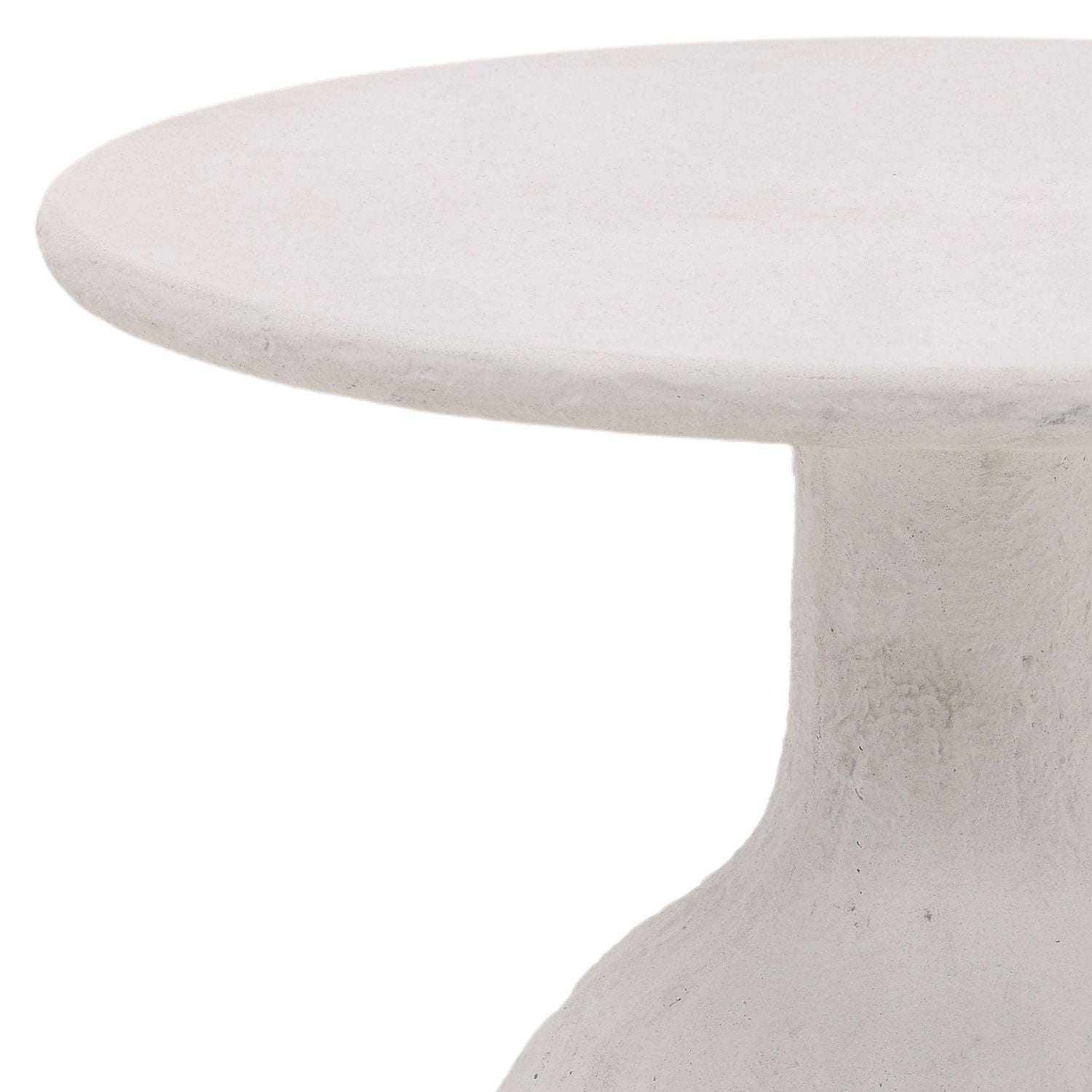 Violetta White Outdoor Side Table - Ornate Home